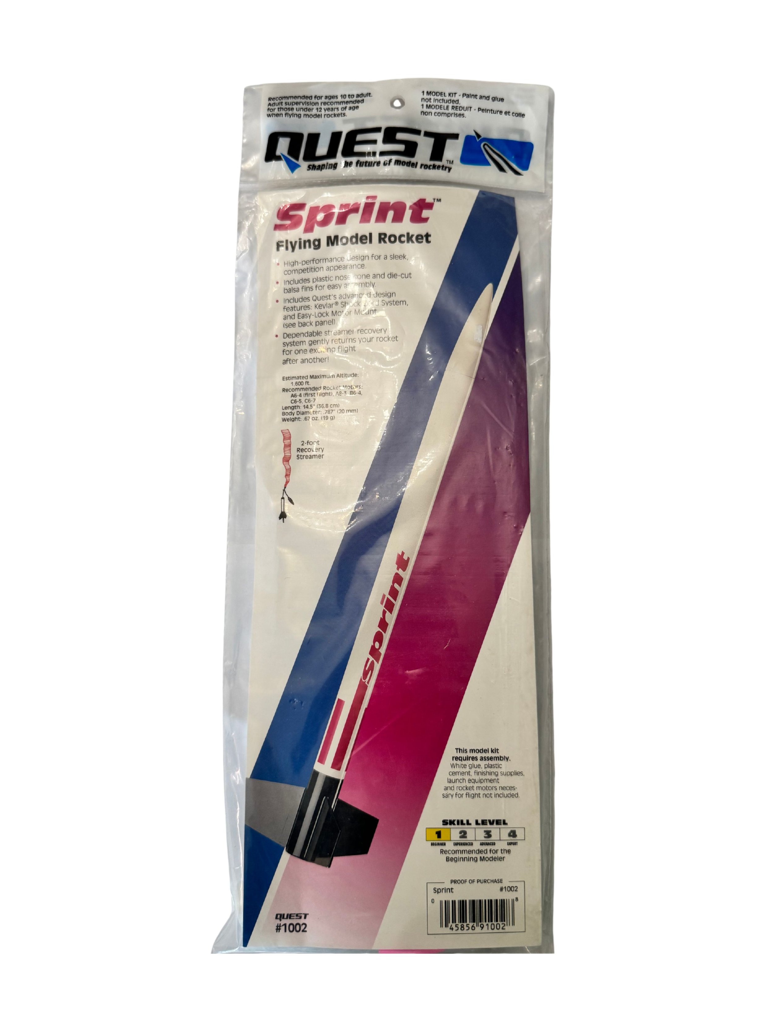 Quest — Vintage Model Rockets / Model Rocket Kits for Sale | Estes